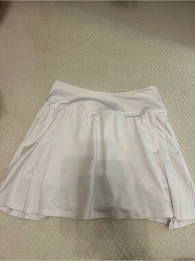 White Athletic Tennis Skirt